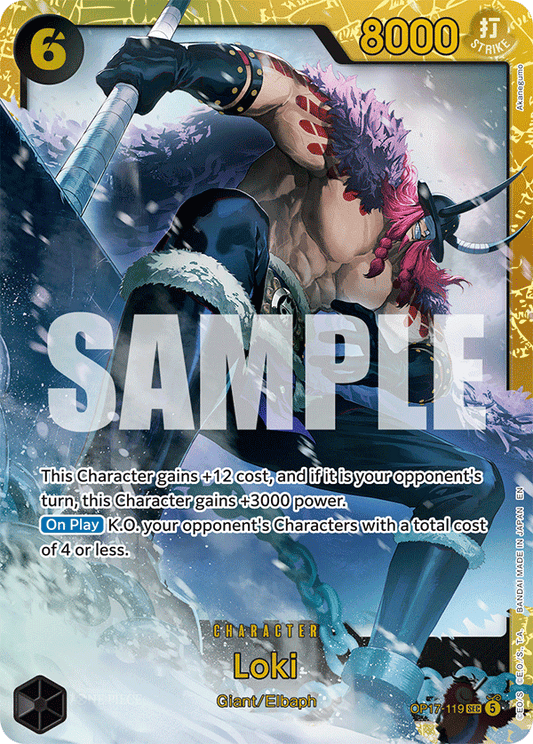 Loki OP17-119 (The World's Strongest Warriors)  - Foil