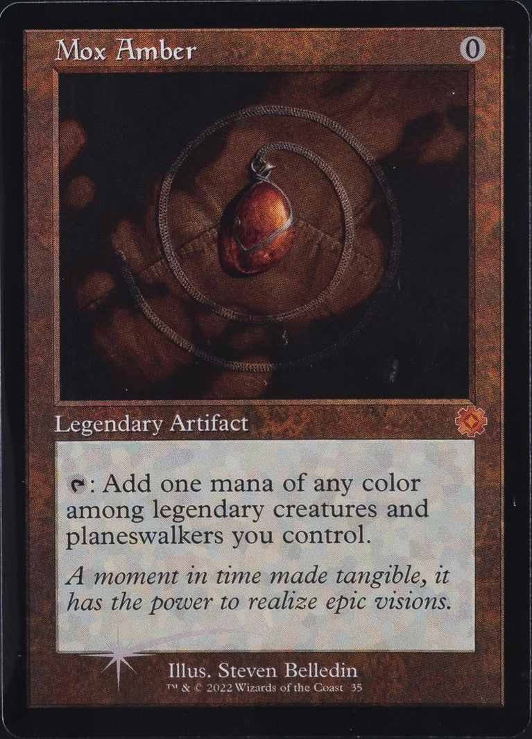Mox Amber 35 (The Brothers' War: Retro Frame Artifacts)  - Foil