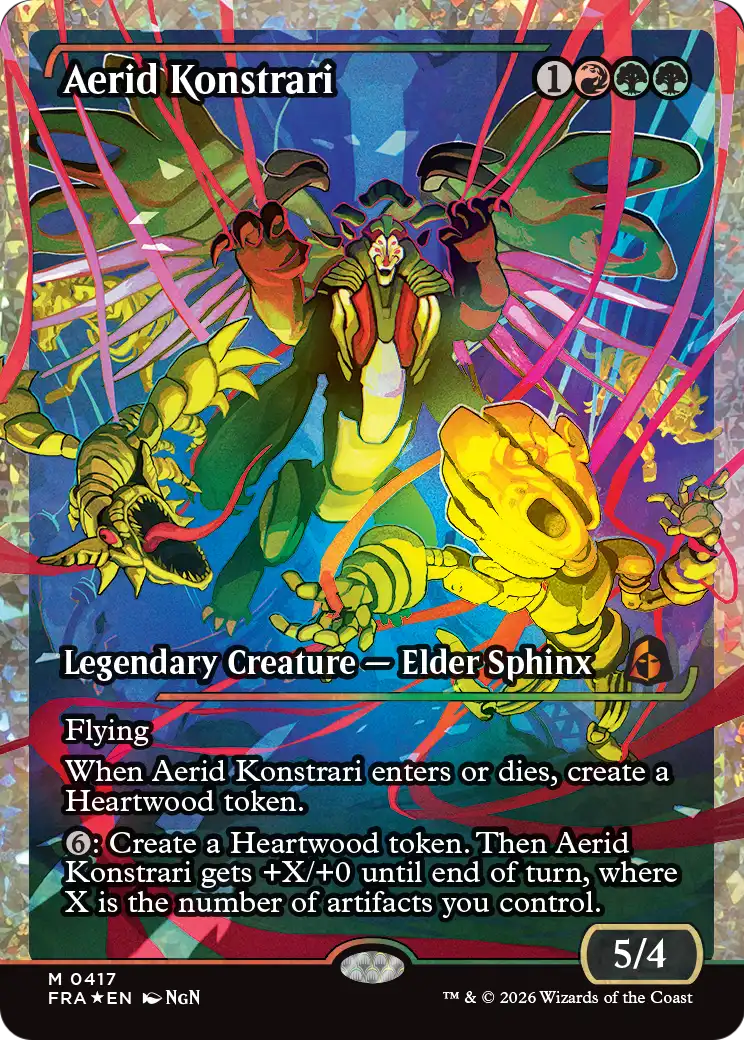 Aerid Konstrari 417 (Reality Fracture)  - Showcase Fracture Foil