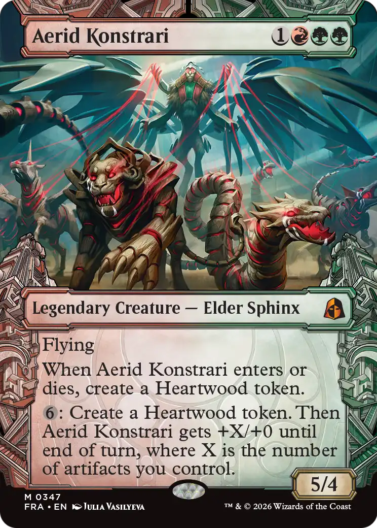 Aerid Konstrari 347 (Reality Fracture)  - Showcase Foil