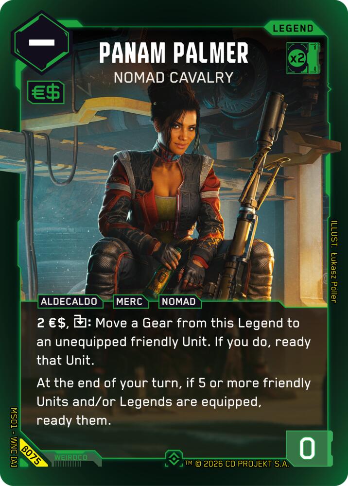 Panam Palmer Nomad Cavalry Epic B075 (Welcome to Night City - Beta)  - Foil