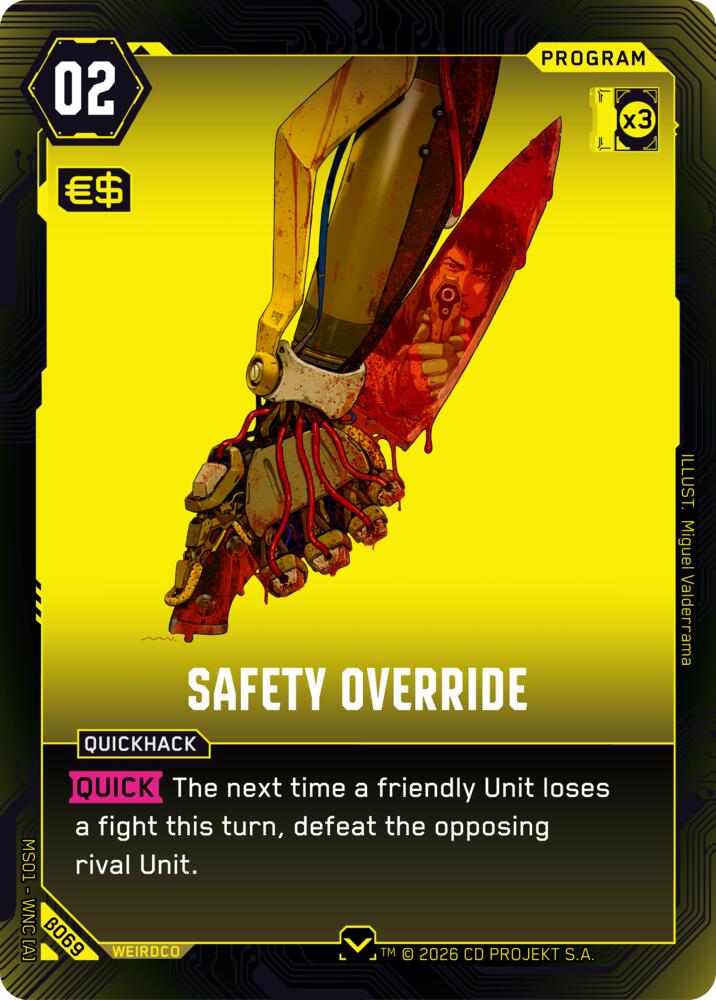 Safety Override B069 (Welcome to Night City - Beta) 