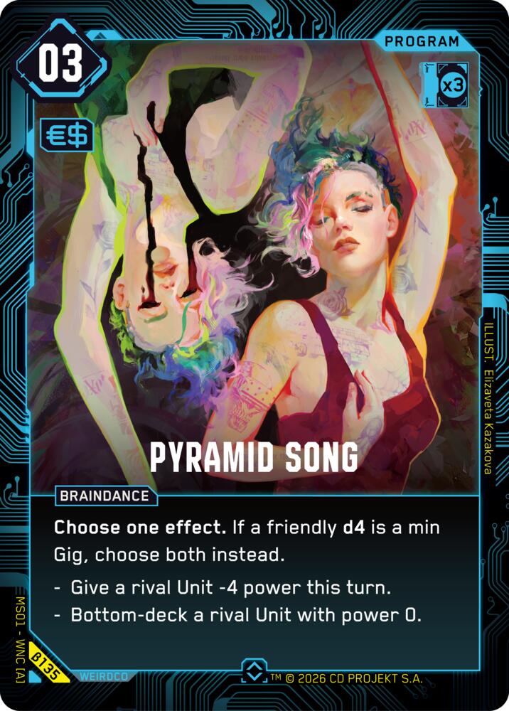 Pyramid Song B135 (Welcome to Night City - Beta)  - Foil