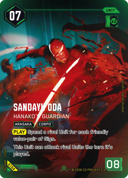 Sandayu Oda Hanakos Guardian IO B164 (Welcome to Night City - Beta)  - Foil