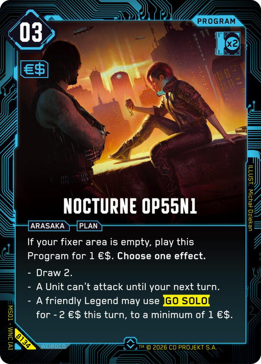 Nocturne OP55 N1 B134 (Welcome to Night City - Beta)  - Foil