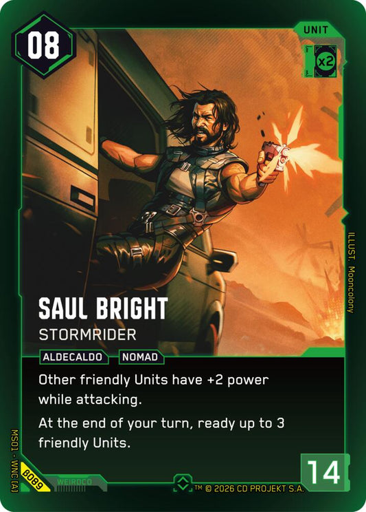Saul Bright Stormrider B089 (Welcome to Night City - Beta)  - Foil