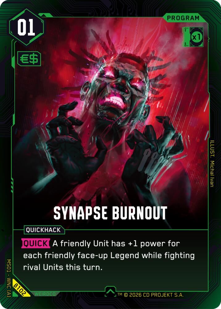 Synapse Burnout B102 (Welcome to Night City - Beta) 