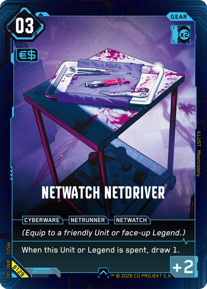 NetWatch Netdriver B129 (Welcome to Night City - Beta) 