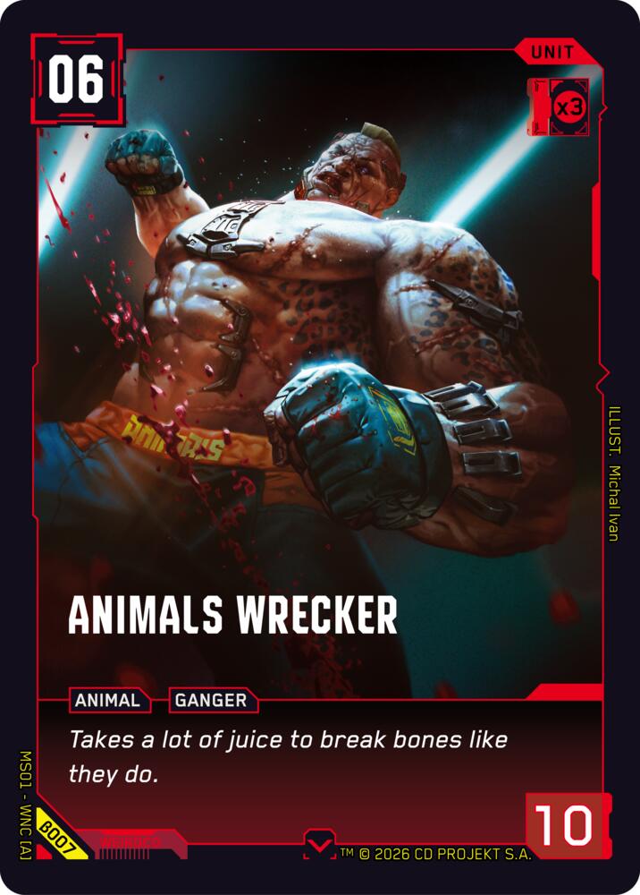 Animals Wrecker B007 (Welcome to Night City - Beta) 