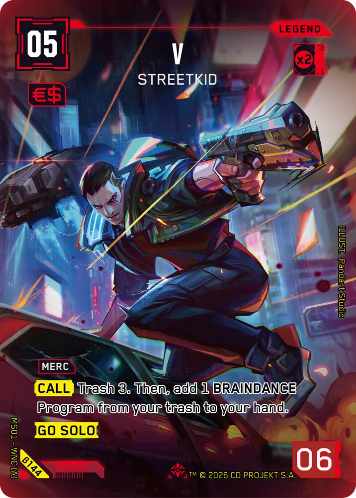 V Streetkid ILegend B144 (Welcome to Night City - Beta)  - Foil