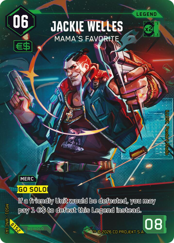 Jackie Welles Mamas Favorite ILegend B152 (Welcome to Night City - Beta)  - Foil