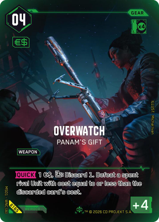 Overwatch Panams Gift IO B165 (Welcome to Night City - Beta)  - Foil