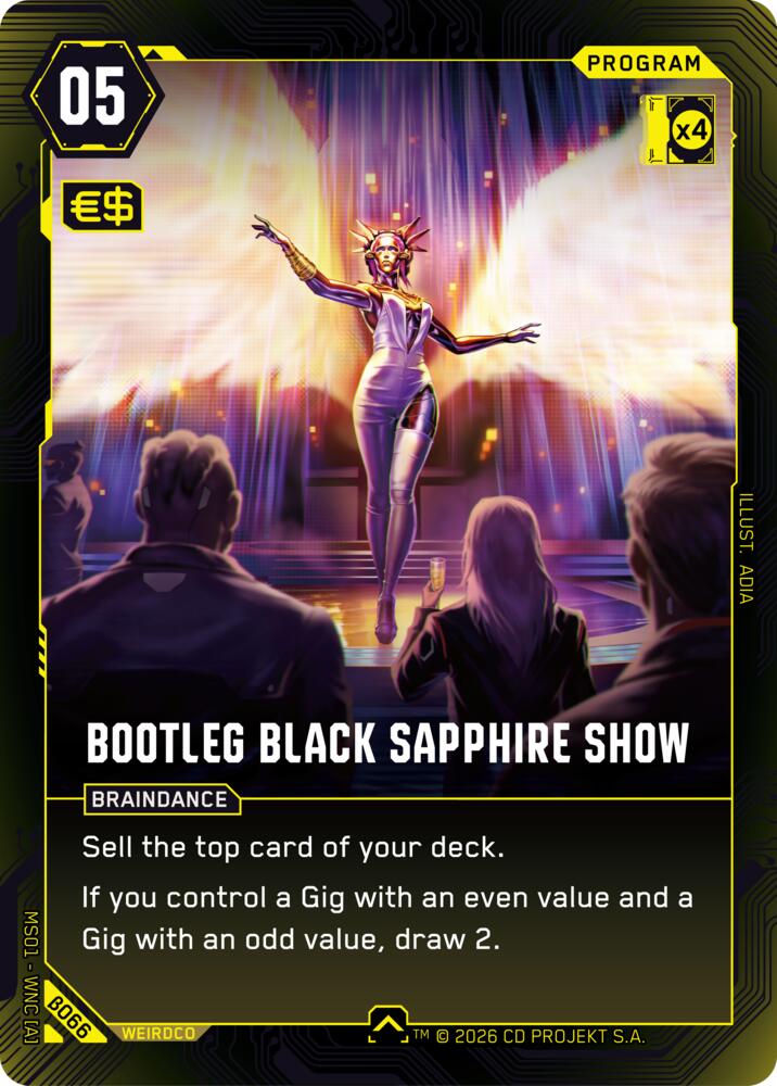 Bootleg Black Sapphire Show B066 (Welcome to Night City - Beta) 