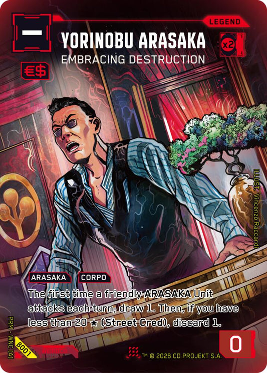 Yorinobu Arasaka - Embracing Destruction B001 (Box Toppers - Beta)  - Foil