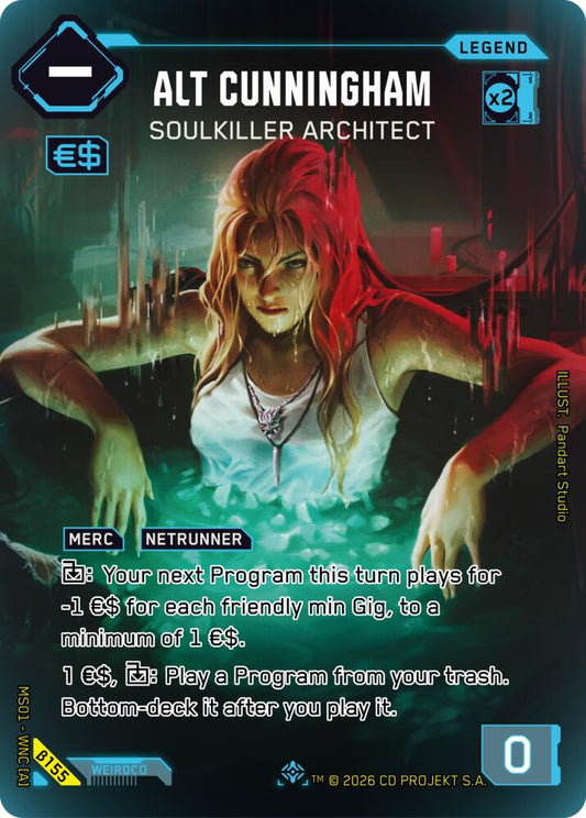 Alt Cunningham Soulkiller Architect ILegend B155 (Welcome to Night City - Beta)  - Foil