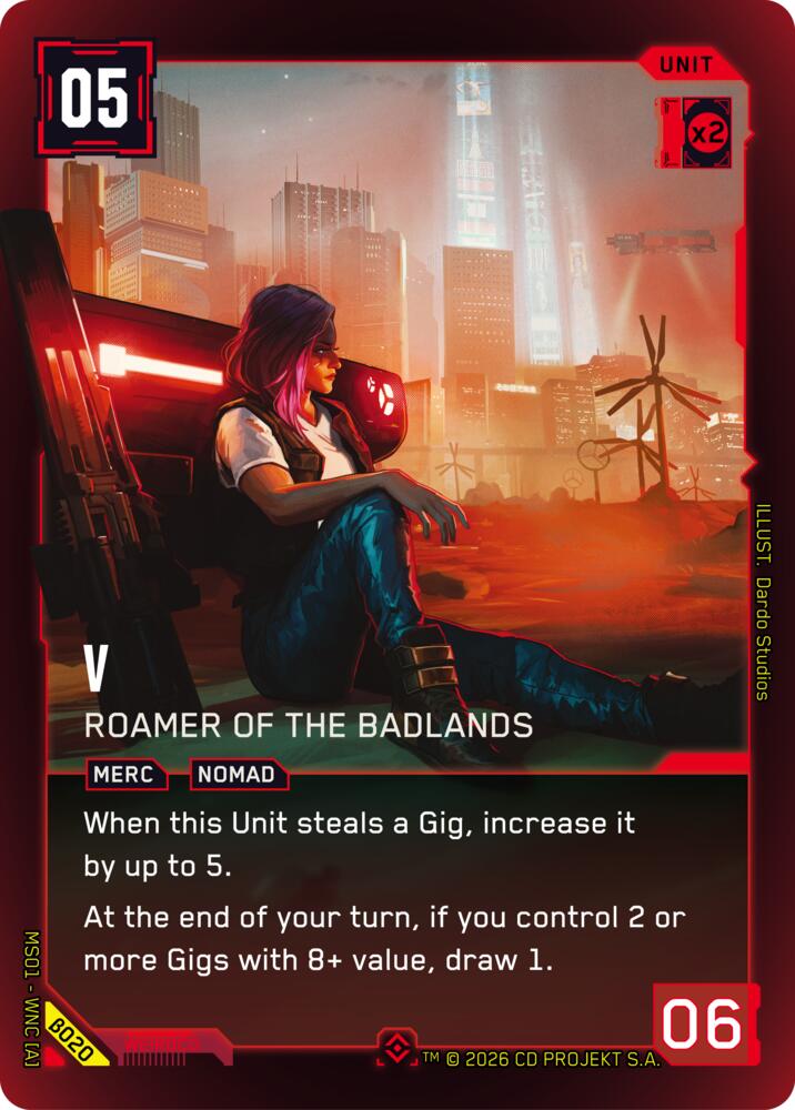 V Roamer of the Badlands B020 (Welcome to Night City - Beta)  - Foil