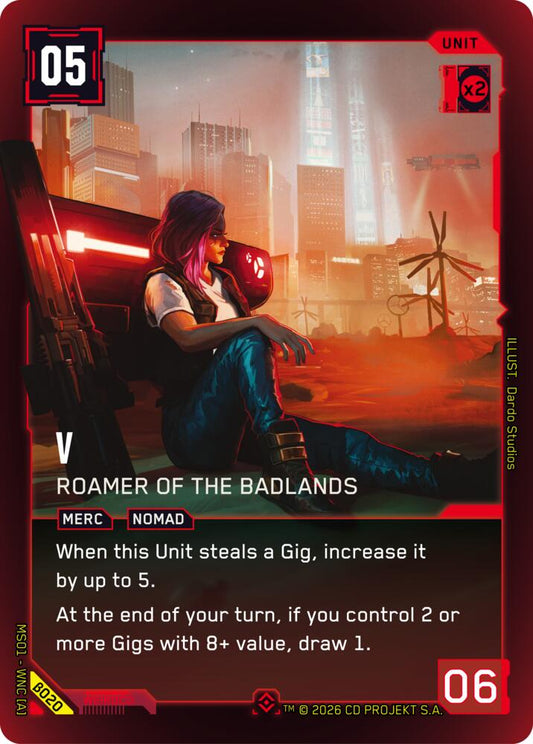 V Roamer of the Badlands B020 (Welcome to Night City - Beta)  - Foil