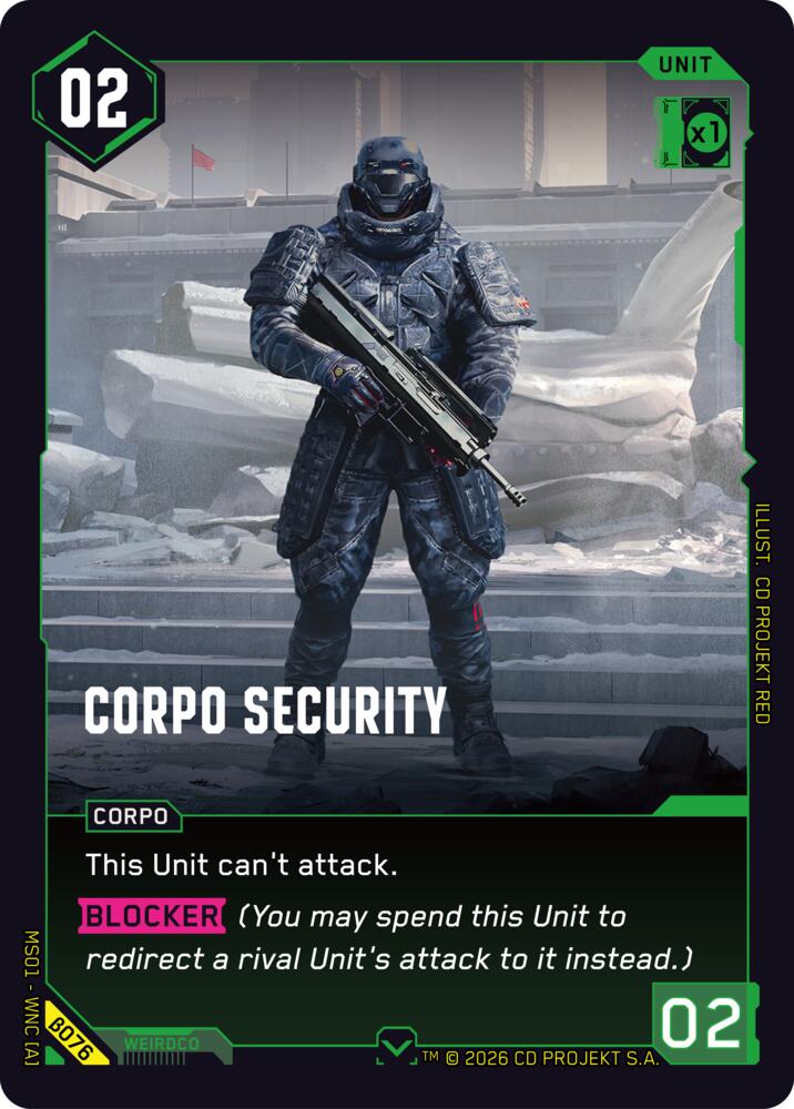 Corpo Security B076 (Welcome to Night City - Beta) 