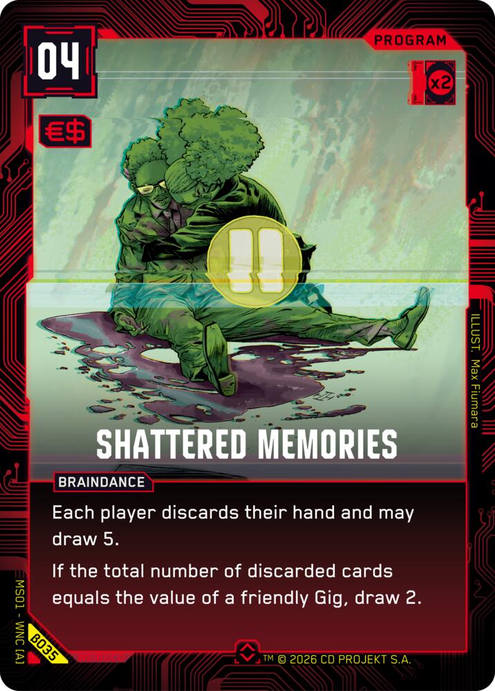 Shattered Memories B035 (Welcome to Night City - Beta)  - Foil