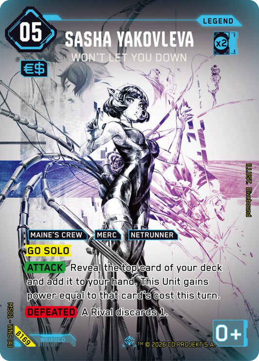 Sasha Yakovleva Wont Let You Down ISecret B169 (Welcome to Night City - Beta)  - Foil