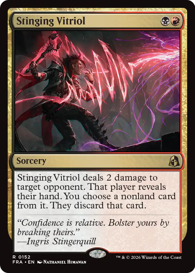 Stinging Vitriol 152 (Reality Fracture)  - Foil