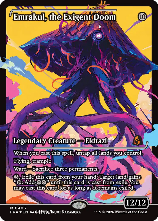 Emrakul, the Exigent Doom 403 (Reality Fracture)  - Showcase Foil
