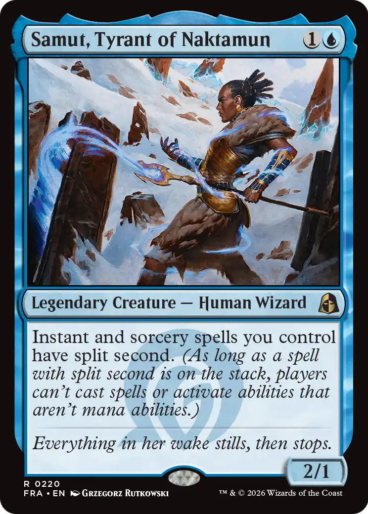 Samut, Tyrant of Naktamun 220 (Reality Fracture)  - Foil