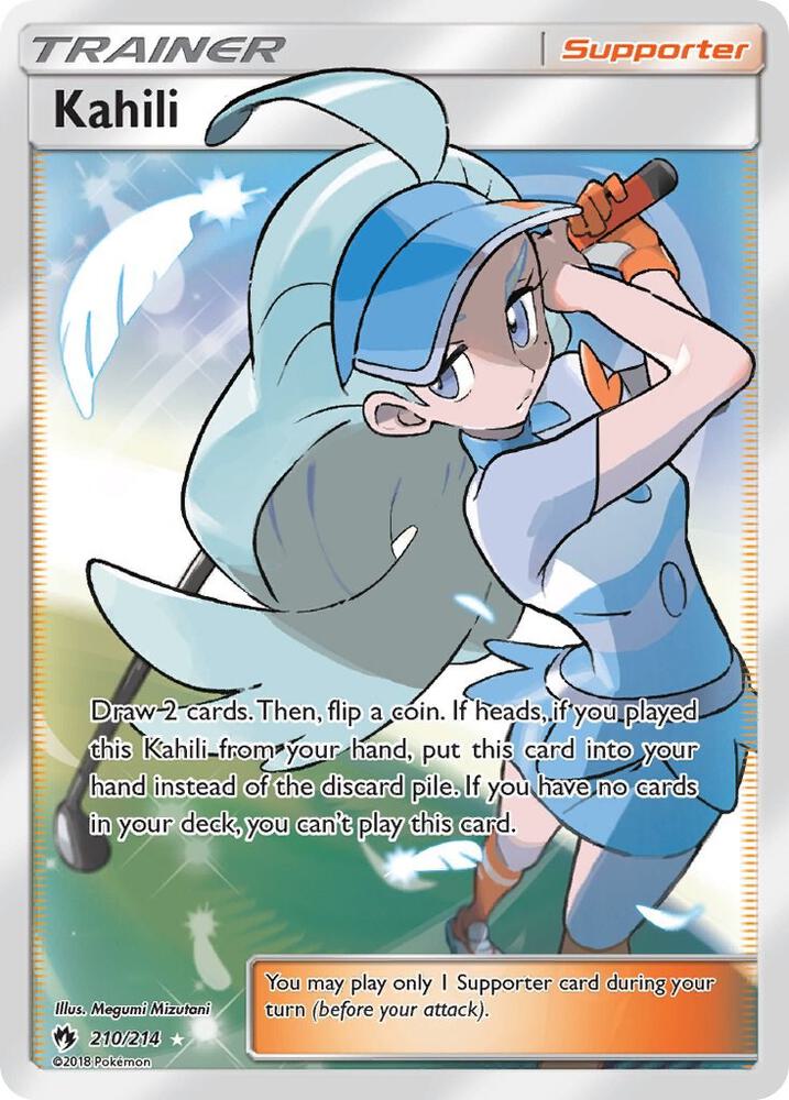 2018 Pokemon SM - Lost Thunder 210/214 Kahili (Full Art) Ultra Rare