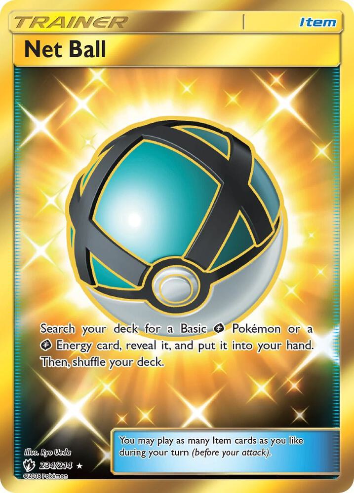 2018 Pokemon SM - Lost Thunder 234/214 Net Ball (Secret) Secret Rare