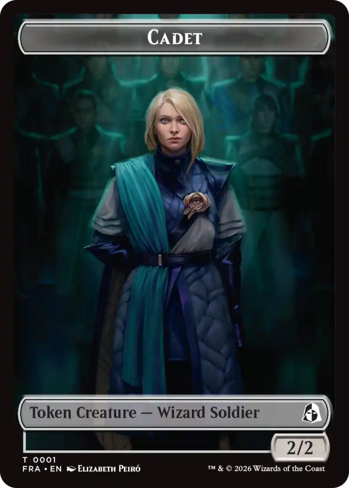 Cadet Beast Double Sided Token 1 // 8 (Reality Fracture)  - Foil