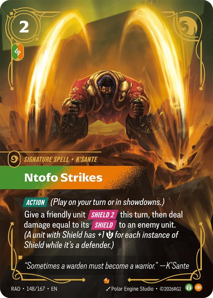 Ntofo Strikes 148/167 (Radiance)  - Foil