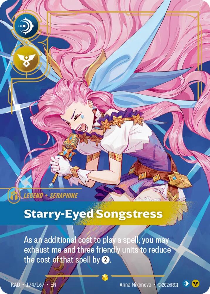Seraphine - Starry-Eyed Songstress 174/167 (Radiance)  - Foil