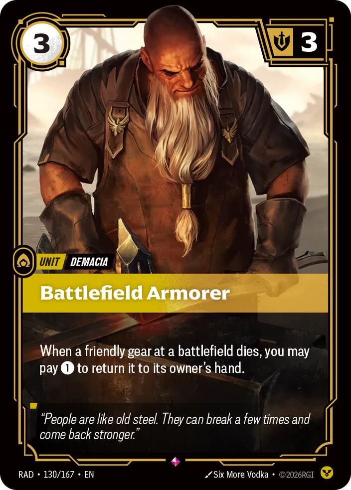 Battlefield Armorer 130/167 (Radiance)  - Foil