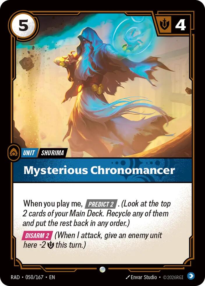 Mysterious Chronomancer 050/167 (Radiance) 