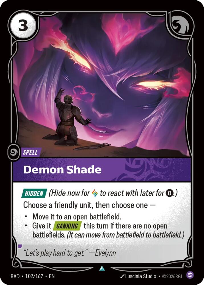 Demon Shade 102/167 (Radiance)  - Foil