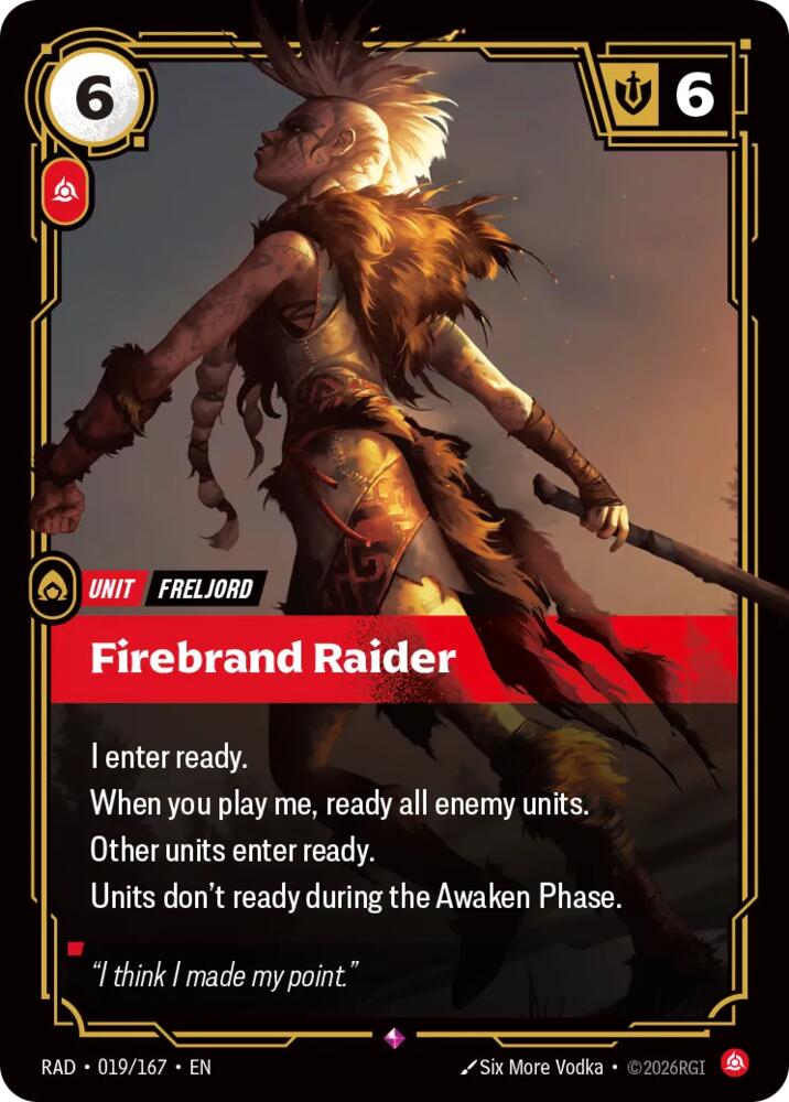 Firebrand Raider 019/167 (Radiance)  - Foil