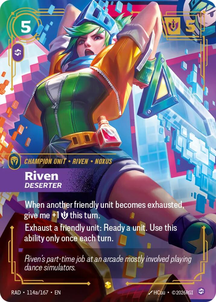 Riven - Deserter 114a/167 (Radiance)  - Foil