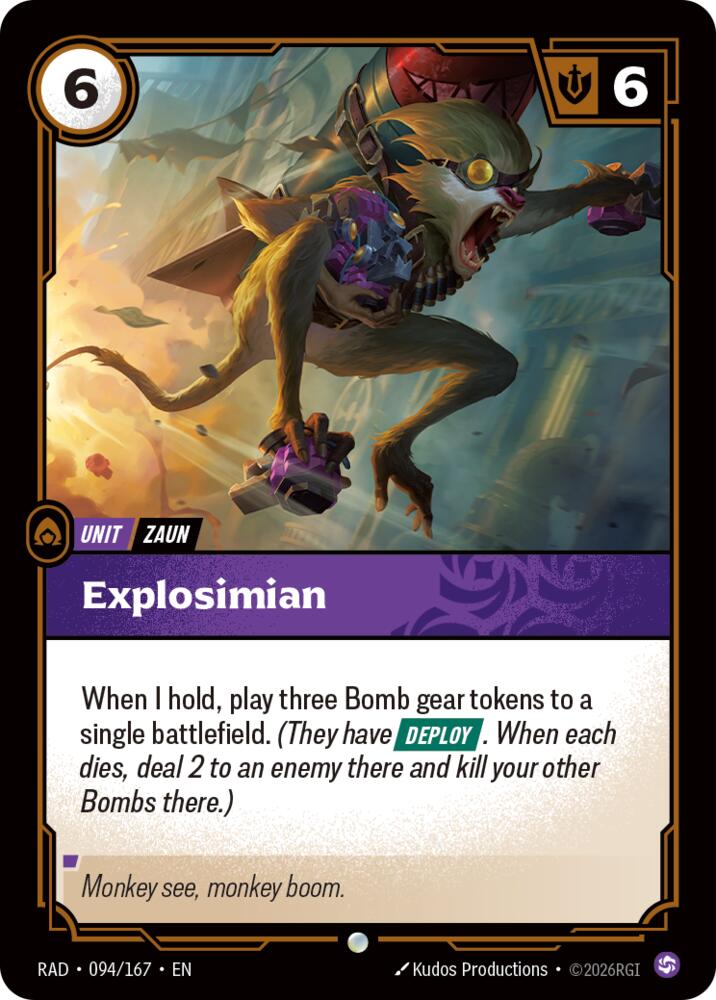 Explosimian 094/167 (Radiance)  - Foil