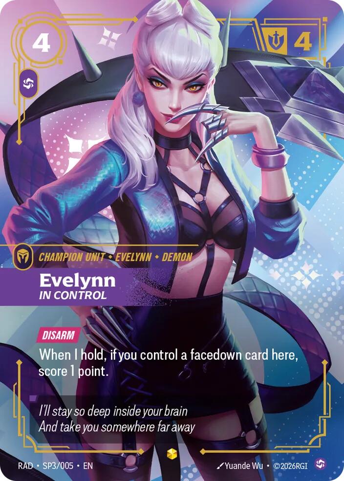 Evelynn - In Control (K/DA) SP3/005 (Radiance)  - Foil