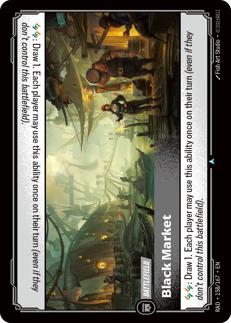 Black Market 158/167 (Radiance)  - Foil