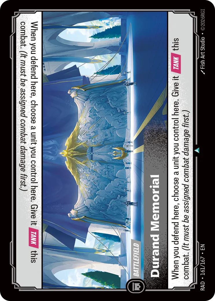 Durand Memorial 161/167 (Radiance)  - Foil