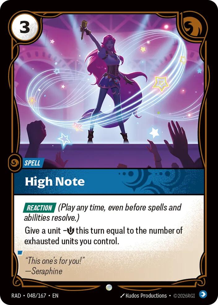 High Note 048/167 (Radiance)  - Foil