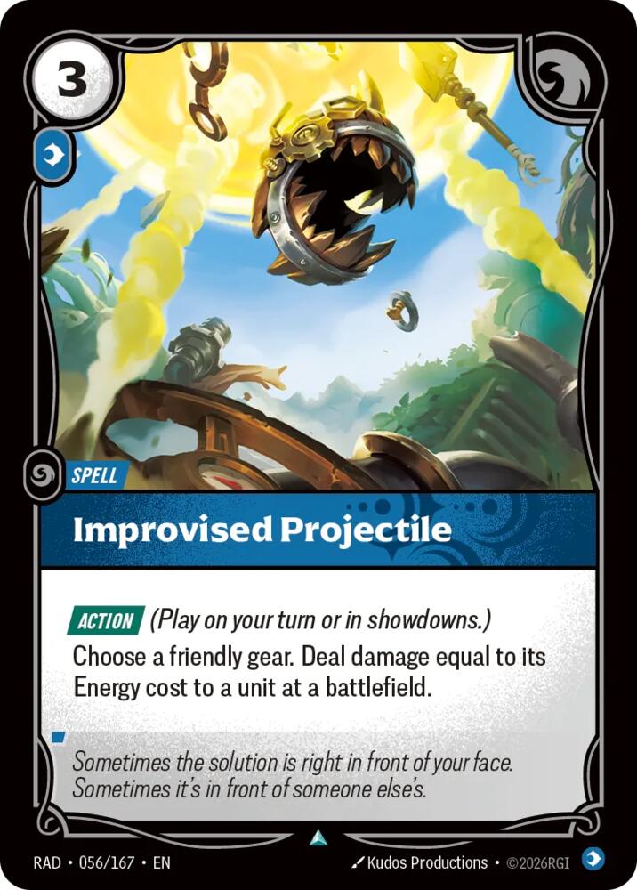 Improvised Projectile 056/167 (Radiance)  - Foil