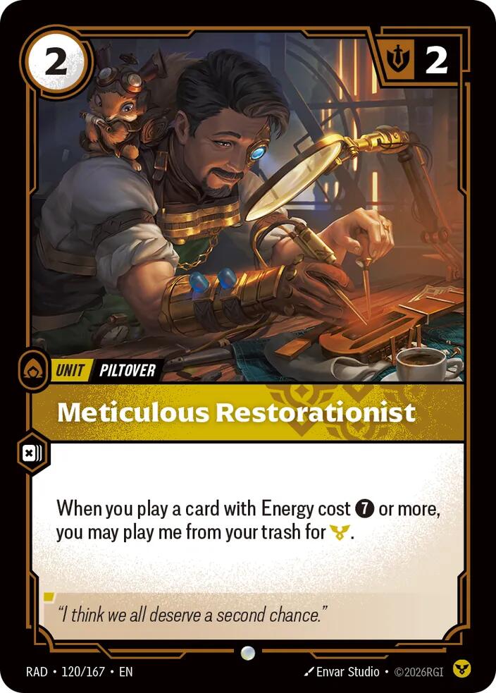 Meticulous Restorationist 120/167 (Radiance)  - Foil