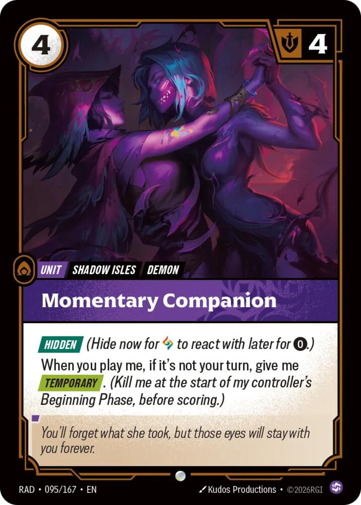 Momentary Companion 095/167 (Radiance)  - Foil