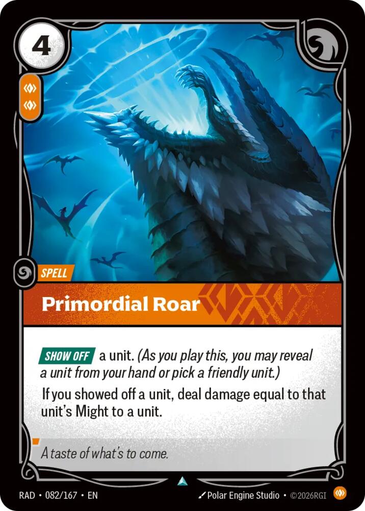 Primordial Roar 082/167 (Radiance)  - Foil