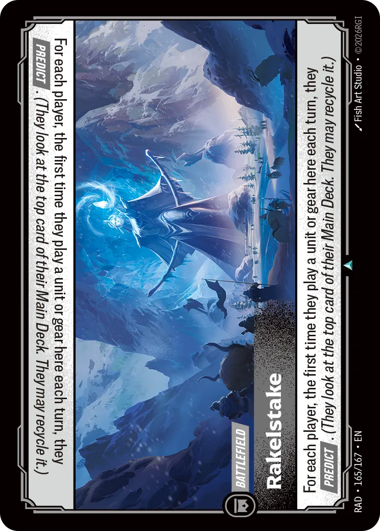 Rakelstake 165/167 (Radiance)  - Foil