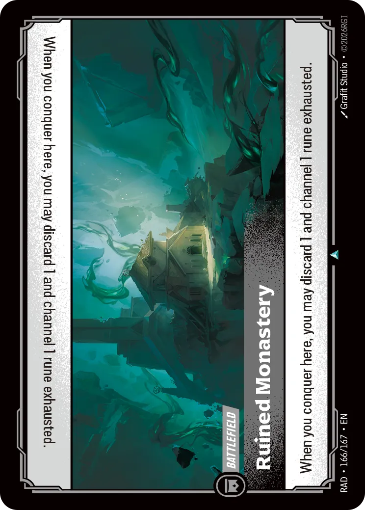 Ruined Monastery 166/167 (Radiance)  - Foil