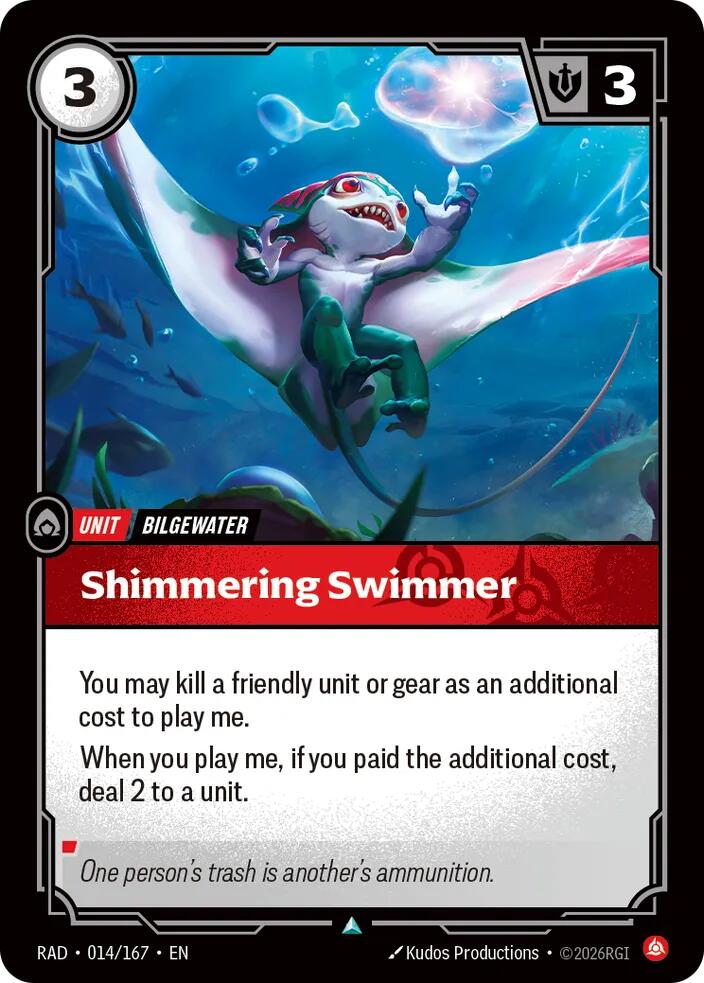 Shimmering Swimmer 014/167 (Radiance)  - Foil