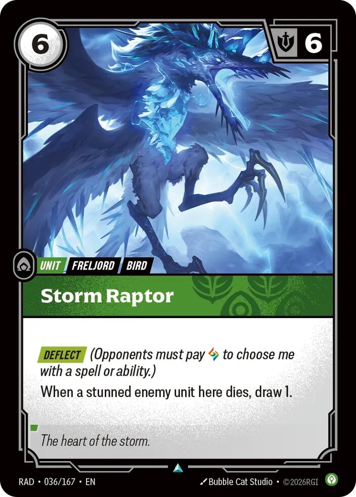 Storm Raptor 036/167 (Radiance)  - Foil